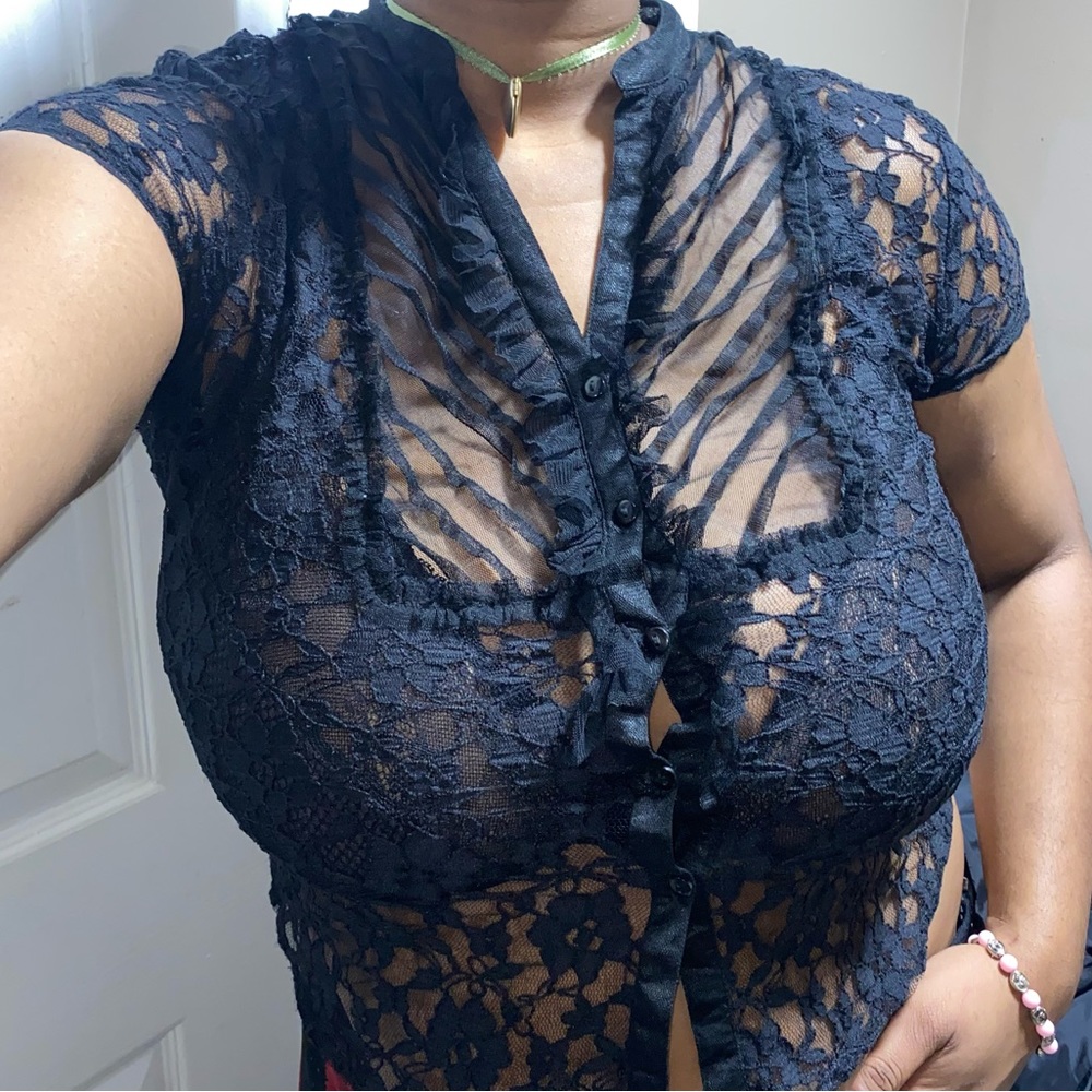 Unique lace top